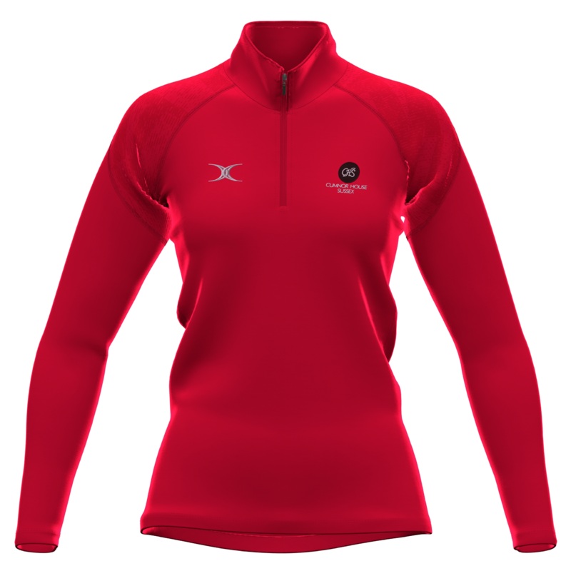 Cumnor House Sussex Women’s Red GTS 1/4 Zip Fleece UB W 6