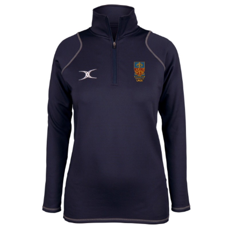 Lancaster Royal Grammar School 6th Form Adult’s Dark Navy Quest Ladies 1/4 Zip Fleece 8