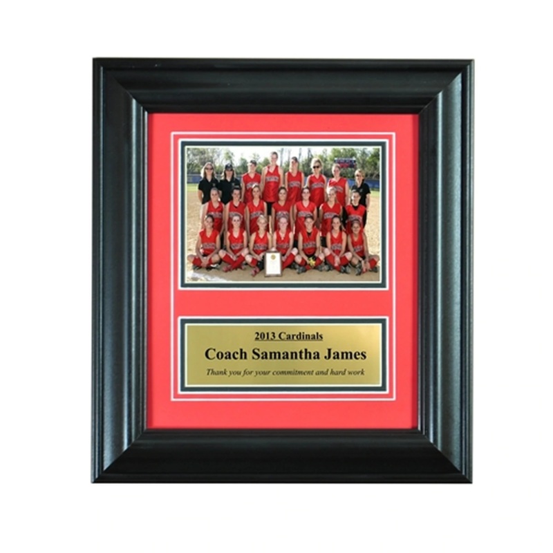 Wall Mounted Picture Frame  5×7 Photo & Engraving Plate