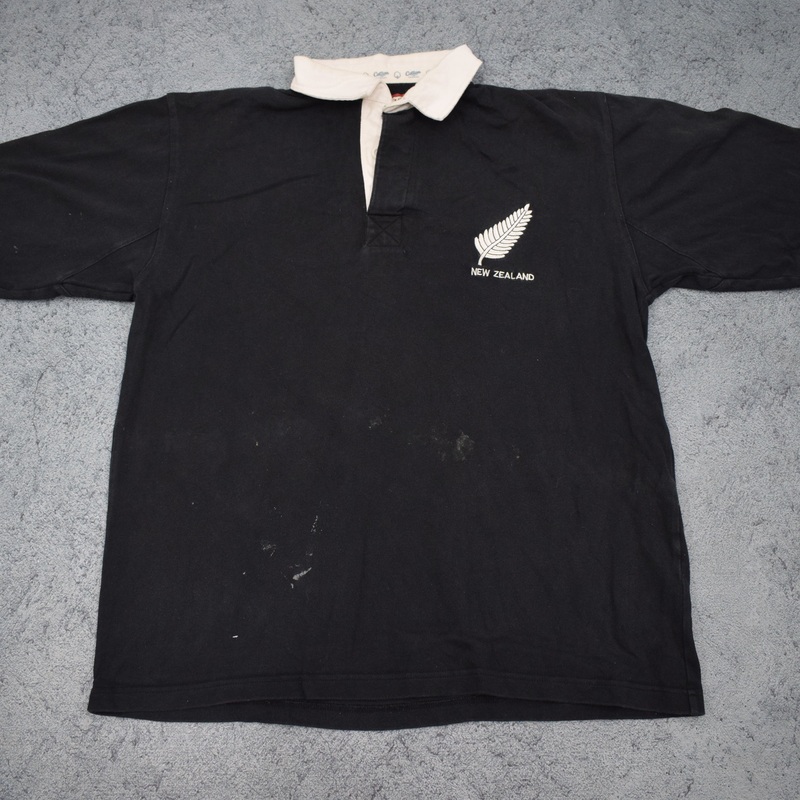 1990s All Blacks / NZ Supporters Jersey – M (Cotton Traders)