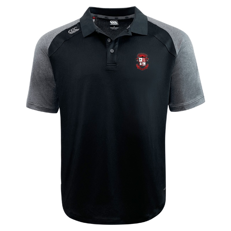 Battleship Rugby Club Elite Polo by Canterbury XS Black