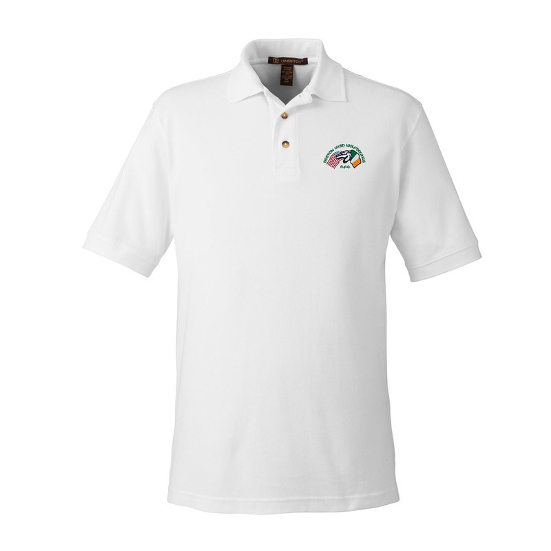 Boston Irish Wolfhounds YRFC Ringspun Cotton Polo White XS