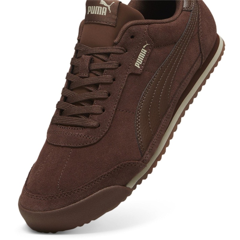 Puma Turino II SD Lace Up Trainers 10 (44.5) Brown