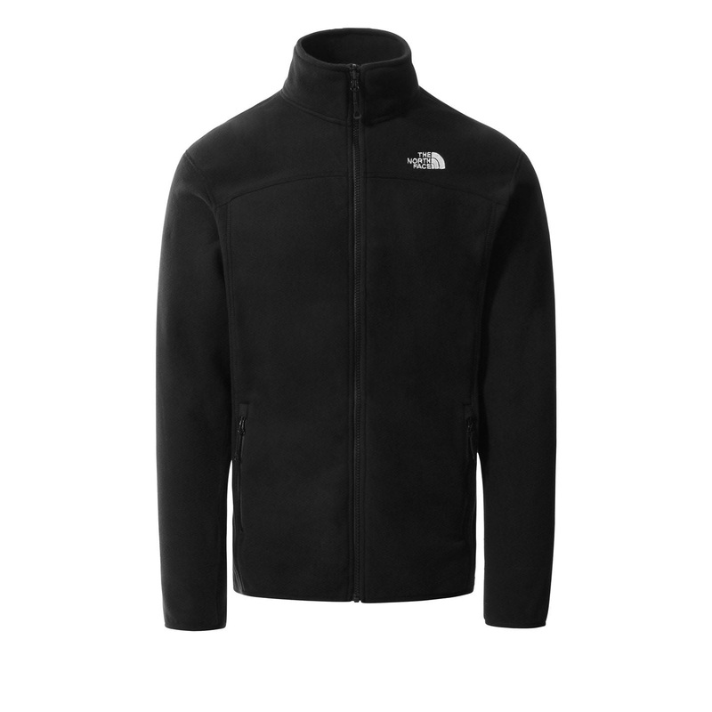 The North Face Mens 100 Glacier Full Zip Fleece Large JK3 Black