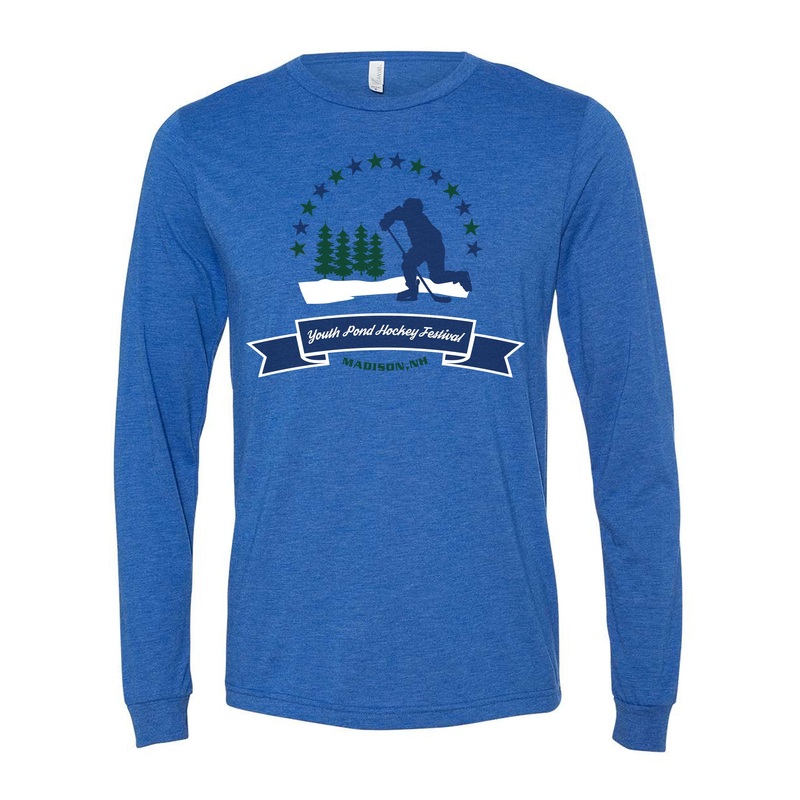 YPHF Long Sleeve Triblend T-Shirt True Royal XS